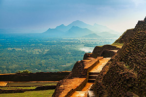 landscape viewing from sigiriya
